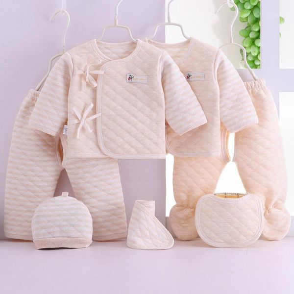 clothing sets 7pcs winter cotton long sleeves warm 2pcs baby coat+bibs+hats+2pcs kids trousers born foot pants outfits clothes sets1, White
clothing sets 7pcs winter cotton long sleeves warm 2pcs baby coat+bibs+hats+2pcs kids trousers born foot pants outfits clothes sets1, White
