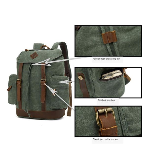 outdoor bags teen's backpack vintage canvas women leisure travel bag schoolbag adolescence girl large capacity package
outdoor bags teen's backpack vintage canvas women leisure travel bag schoolbag adolescence girl large capacity package