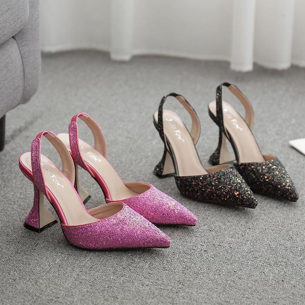 sandals shine glitter pointed toe back strap summer shallow woman shoes 35-41party ladies flash design sandalias mujer 2021, Black
sandals shine glitter pointed toe back strap summer shallow woman shoes 35-41party ladies flash design sandalias mujer 2021, Black
