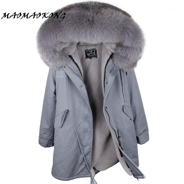 mmk brand parka long new winter jacket women parkas real fur coat real fur collar warm thick faux inside big1, Black
mmk brand parka long new winter jacket women parkas real fur coat real fur collar warm thick faux inside big1, Black