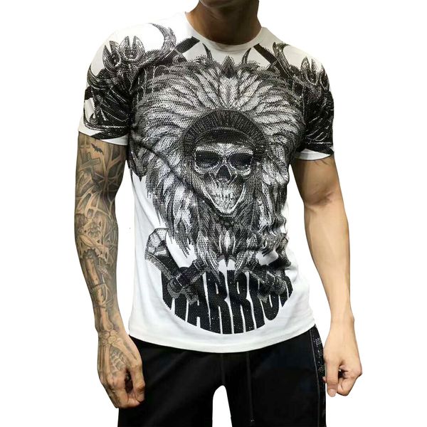 t-shirt king of bling crystal skull shirts men remeras hombre camisetas masculina de marca summer man pp dy0716 h2dh, White;black
t-shirt king of bling crystal skull shirts men remeras hombre camisetas masculina de marca summer man pp dy0716 h2dh, White;black