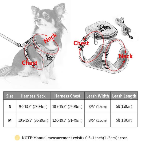 cute pet dog harness lesah set no pull mesh chihuahua puppy cat harness vest adjustable for small medium dogs french bul sqcmbu
cute pet dog harness lesah set no pull mesh chihuahua puppy cat harness vest adjustable for small medium dogs french bul sqcmbu