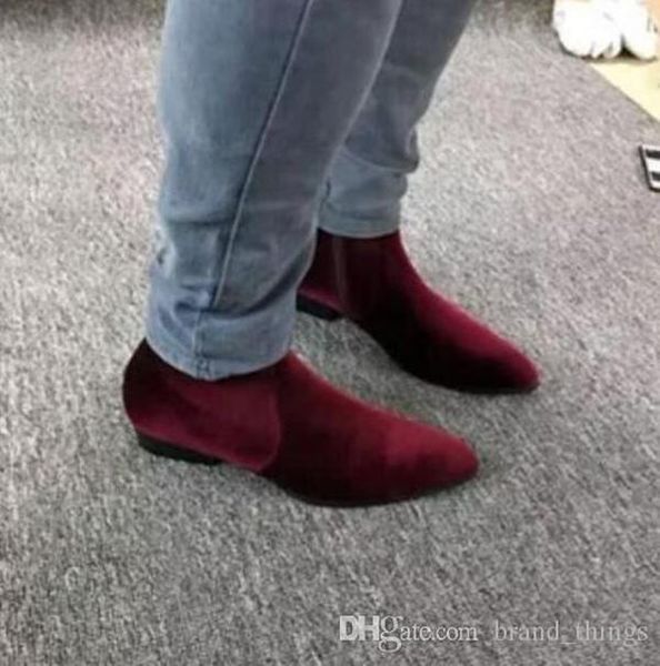2019 burgundy color velvet boots gor men martin beates booties boots boots cool coolyclects beeties мужская вечеринка туфли толстые каблуки, Black
2019 burgundy color velvet boots gor men martin beates booties boots boots cool coolyclects beeties мужская вечеринка туфли толстые каблуки, Black
