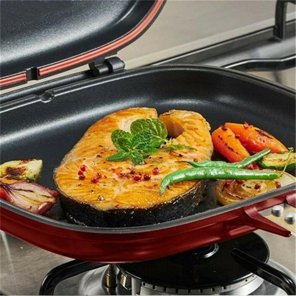 double side grill fry pan cookware 32cm stainless steel double face frying pan kitchen accessories cooking tool kitchen goods wmttae
double side grill fry pan cookware 32cm stainless steel double face frying pan kitchen accessories cooking tool kitchen goods wmttae