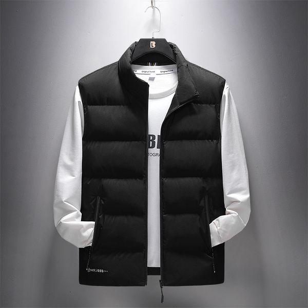 spring and autumn winter thickened coat cardigan loose large casual men's vest, Black;white
spring and autumn winter thickened coat cardigan loose large casual men's vest, Black;white