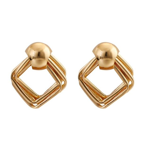 sjcho-51 unique metal gold color square drop earrings for women trendy vintage geometric statement earrings accessories 2021 new, Golden;silver
sjcho-51 unique metal gold color square drop earrings for women trendy vintage geometric statement earrings accessories 2021 new, Golden;silver