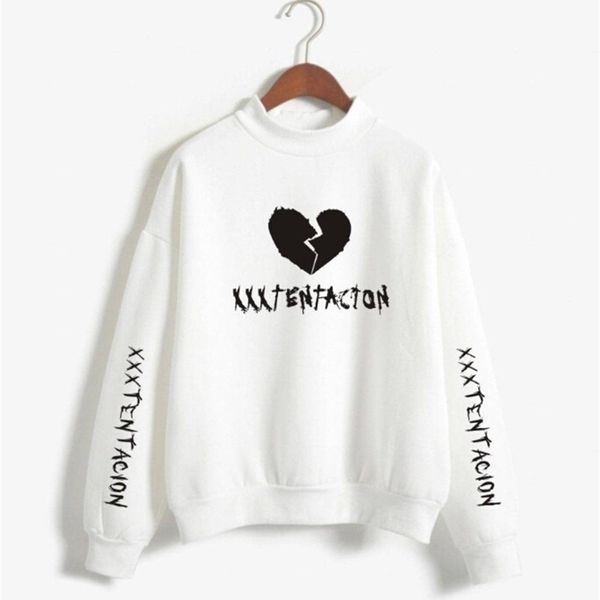 mens rapper xxxtentacion turtleneck pullover hoodies letter print male sweatshirt women sweater lovers long sleeved tshirts, Black
mens rapper xxxtentacion turtleneck pullover hoodies letter print male sweatshirt women sweater lovers long sleeved tshirts, Black