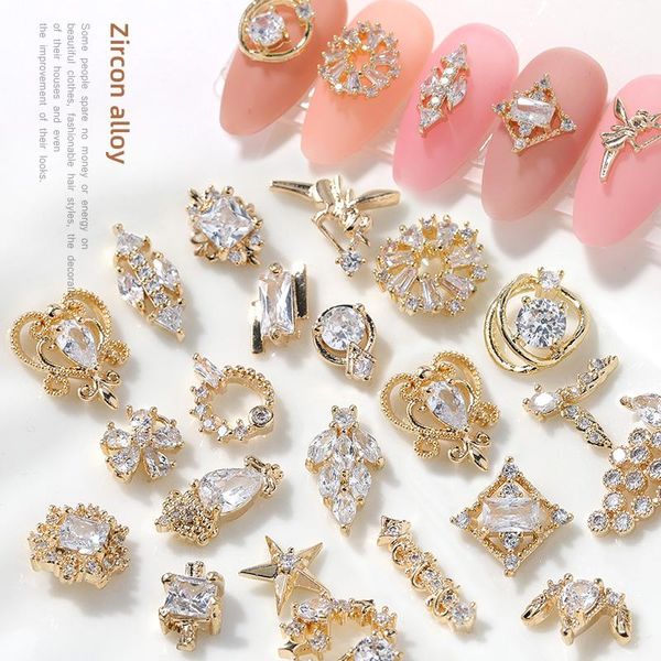 nail art decorations 2pieces 3d metal zircon jewelry japanese crystal manicure diamond charms, Silver;gold
nail art decorations 2pieces 3d metal zircon jewelry japanese crystal manicure diamond charms, Silver;gold