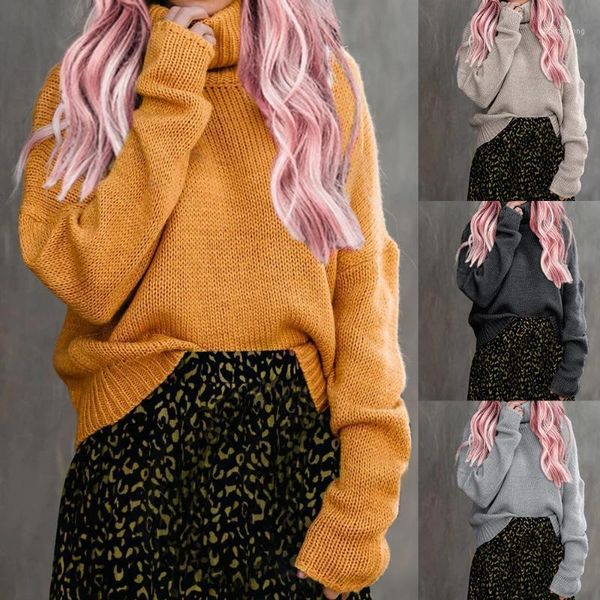 women's solid color sweater knitted sweater turtleneck loose large size1, White;black
women's solid color sweater knitted sweater turtleneck loose large size1, White;black