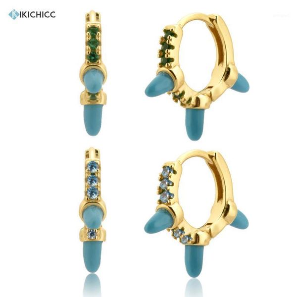 hoop & huggie kikichicc 100% 925 sterling silver gold colorful 8.9mm spike turquoise hoops earring rainbow jewelry for crystal zircon cz1, Golden;silver
hoop & huggie kikichicc 100% 925 sterling silver gold colorful 8.9mm spike turquoise hoops earring rainbow jewelry for crystal zircon cz1, Golden;silver