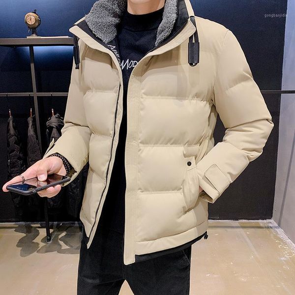 winter warm jacket jacket casual autumn stand-up collar puffer thick white duck parka men winter down cotton1, Black
winter warm jacket jacket casual autumn stand-up collar puffer thick white duck parka men winter down cotton1, Black