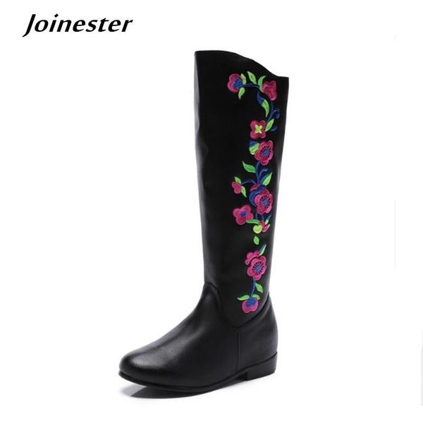 boots spring women pu leather long floral embroidered retro wedges booties ladies mid-calf fashion boot autumn dress shoes, Black
boots spring women pu leather long floral embroidered retro wedges booties ladies mid-calf fashion boot autumn dress shoes, Black