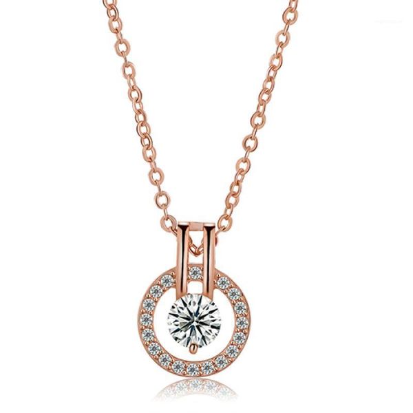 Women's Zircon Round Pendent Chain Necklace Earrings Wedding Jewelry Set Fashion Leader' Choice1, Silver
Women's Zircon Round Pendent Chain Necklace Earrings Wedding Jewelry Set Fashion Leader' Choice1, Silver