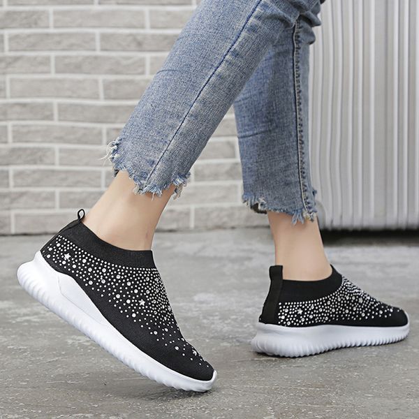 2021 new gaoke ankle flat moccasins crystal fashion ladies slip breathable shoes o1kk, Black
2021 new gaoke ankle flat moccasins crystal fashion ladies slip breathable shoes o1kk, Black