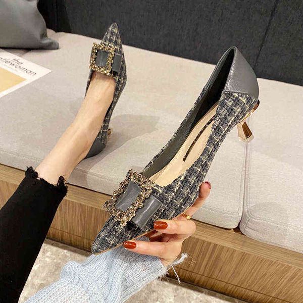dress shoes women sandals high heels pointed toesl square rhinestone buckle fashion designer french thin shallow mouth middle heels 220224, Black
dress shoes women sandals high heels pointed toesl square rhinestone buckle fashion designer french thin shallow mouth middle heels 220224, Black
