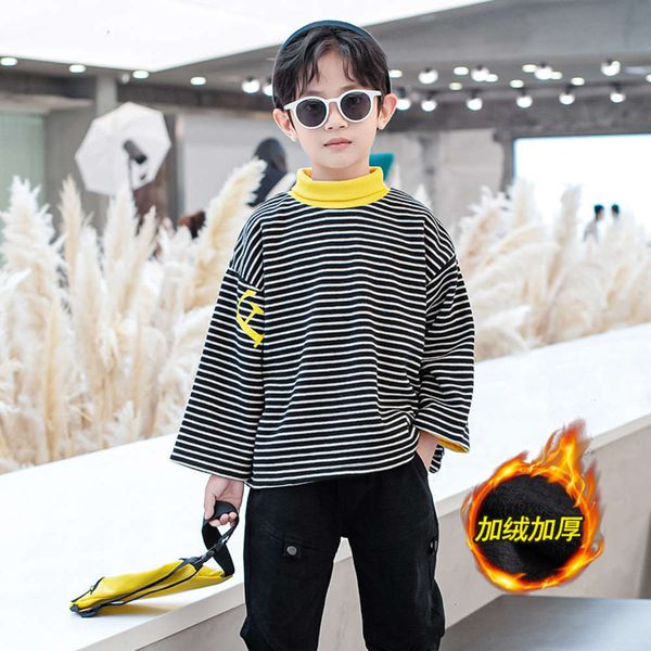 sweater 2020 boys' new autumn and winter wear plush thickened middle school children's undergarment high collar top, Black
sweater 2020 boys' new autumn and winter wear plush thickened middle school children's undergarment high collar top, Black