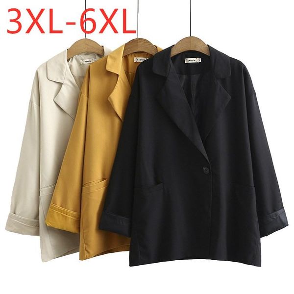women's suits & blazers ladies autumn winter plus size for women large loose casual long sleeve pocket black coat 3xl 4xl 5xl 6xl, White;black
women's suits & blazers ladies autumn winter plus size for women large loose casual long sleeve pocket black coat 3xl 4xl 5xl 6xl, White;black