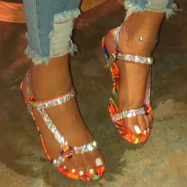 2020 summer shoes woman bling crystal luxury sandals hook loop candy colors flat woman sandal outdoor leisure beach shoes1, Black
2020 summer shoes woman bling crystal luxury sandals hook loop candy colors flat woman sandal outdoor leisure beach shoes1, Black
