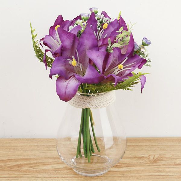 simulation lily bouquet artificial flower bouquet holding flowers home indoor wedding party living room decoration gift diy
simulation lily bouquet artificial flower bouquet holding flowers home indoor wedding party living room decoration gift diy