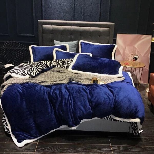 royal blue designer bedding sets cover king size bed comforters sets cover 4 pcs pillow cases lamb fur comforter cover set
royal blue designer bedding sets cover king size bed comforters sets cover 4 pcs pillow cases lamb fur comforter cover set