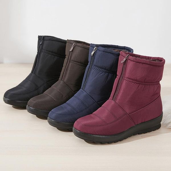 boots women winter plus velvet cotton shoes snow waterproof zipper short warm thick size 43 womens, Black
boots women winter plus velvet cotton shoes snow waterproof zipper short warm thick size 43 womens, Black