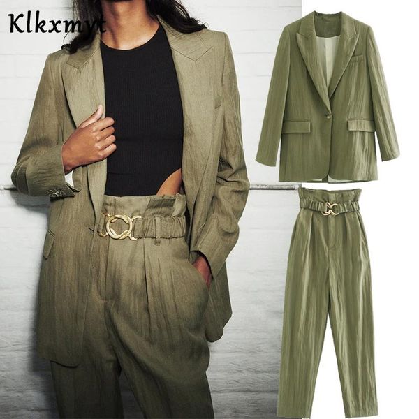 two pieces sets women england office solid simple single button blazers jackets sashes pants trousers kg-272, White;black
two pieces sets women england office solid simple single button blazers jackets sashes pants trousers kg-272, White;black