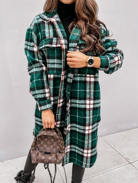 womens casual baggy single thick fashion breasted chess blend female loose girl pea coat check wool jackets outerwears 2ap5, Black
womens casual baggy single thick fashion breasted chess blend female loose girl pea coat check wool jackets outerwears 2ap5, Black
