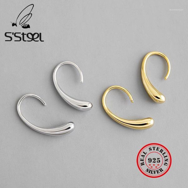s'steel water drop 925 sterling silver hoop earrings for women korean gold earings aros mujer oreja bijoux femme 2020 jewelry1, Golden;silver
s'steel water drop 925 sterling silver hoop earrings for women korean gold earings aros mujer oreja bijoux femme 2020 jewelry1, Golden;silver