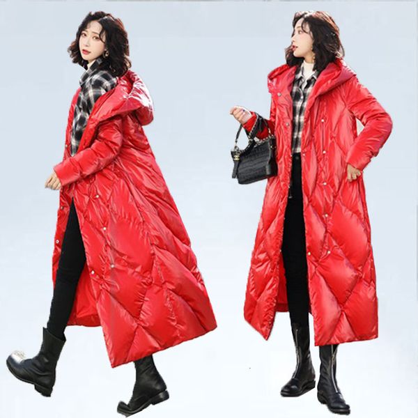 winter duck coat sell womens down jacket x-long thick warm 90% white duck coat plus size female outwear hooded parkas red, Black
winter duck coat sell womens down jacket x-long thick warm 90% white duck coat plus size female outwear hooded parkas red, Black