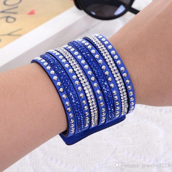 fashion multilayer wrap 2019 deluxe leather new for women with crystals couple jewelry charm braceletsme8z
fashion multilayer wrap 2019 deluxe leather new for women with crystals couple jewelry charm braceletsme8z