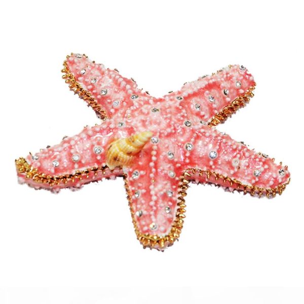 starfish sealife craft metal alloy gold trinket jewelry box nautical theme home decor gifts box ring storage box, Black;white
starfish sealife craft metal alloy gold trinket jewelry box nautical theme home decor gifts box ring storage box, Black;white