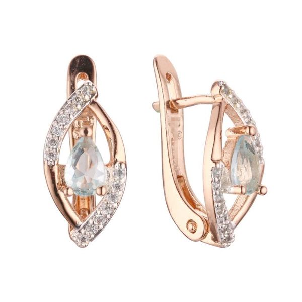 korean earring 585 gold jewelry luxury light blue cubic zircon earring women earrings fashion jewelry women, Silver
korean earring 585 gold jewelry luxury light blue cubic zircon earring women earrings fashion jewelry women, Silver