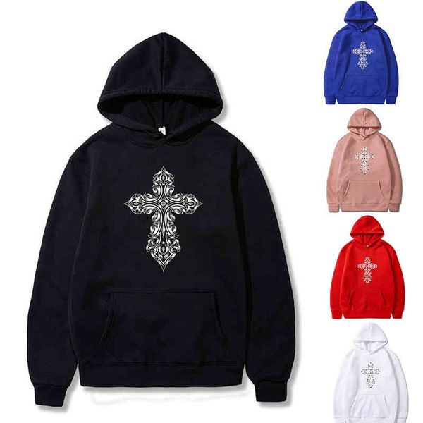 autumn men and women hoodies sweatshirt cross print korean fashion y2k long sleeve casual pullowers with hood loose clothes, Black
autumn men and women hoodies sweatshirt cross print korean fashion y2k long sleeve casual pullowers with hood loose clothes, Black