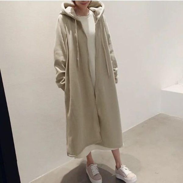 women's trench coats johnature 2021 winter korean hooded collar loose soild color women casual zippers 4 colors pockets, Tan;black
women's trench coats johnature 2021 winter korean hooded collar loose soild color women casual zippers 4 colors pockets, Tan;black