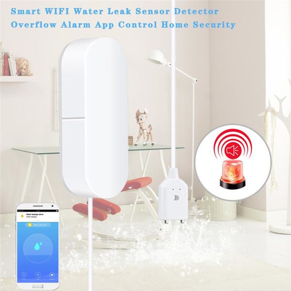 smart home sensor water leakage alarm detector wifi leak detection alert overflow security compatible alexa & google
smart home sensor water leakage alarm detector wifi leak detection alert overflow security compatible alexa & google