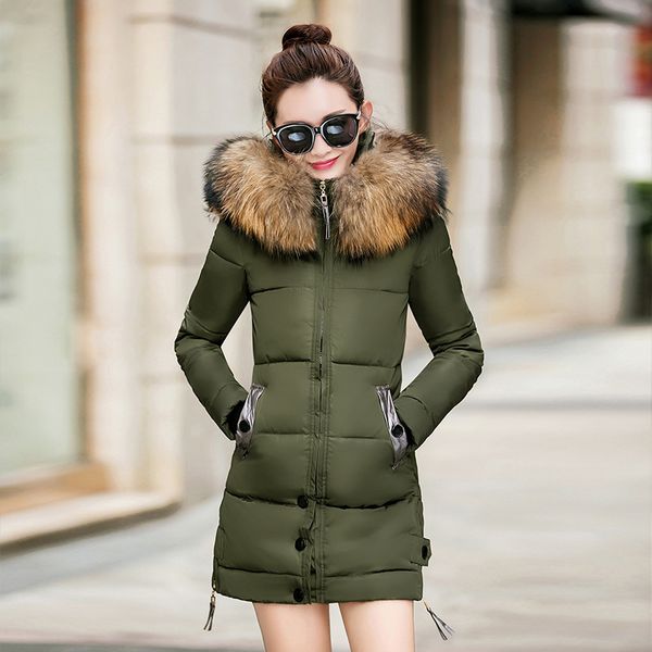 women winter coats 2020 fashion new plus size long hooded outerwear coat female parka women's down jacket, Black
women winter coats 2020 fashion new plus size long hooded outerwear coat female parka women's down jacket, Black
