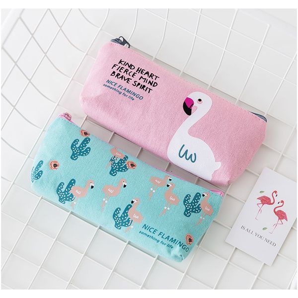 kawaii милый корейский фламинго холст карандаш чехол хранения органайзер ручка сумки сумка карандаш мешок карандаш школьные предложения канц
kawaii милый корейский фламинго холст карандаш чехол хранения органайзер ручка сумки сумка карандаш мешок карандаш школьные предложения канц