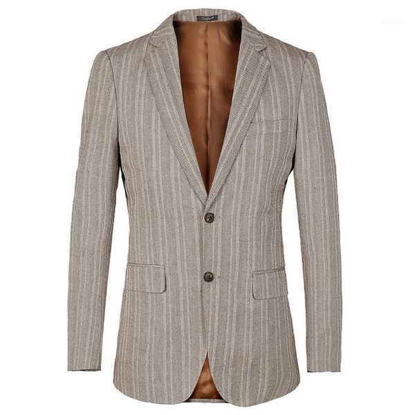 men's blazer men's striped slim single breasted suit jacket spring and autumn new business casual jacket1, White;black
men's blazer men's striped slim single breasted suit jacket spring and autumn new business casual jacket1, White;black