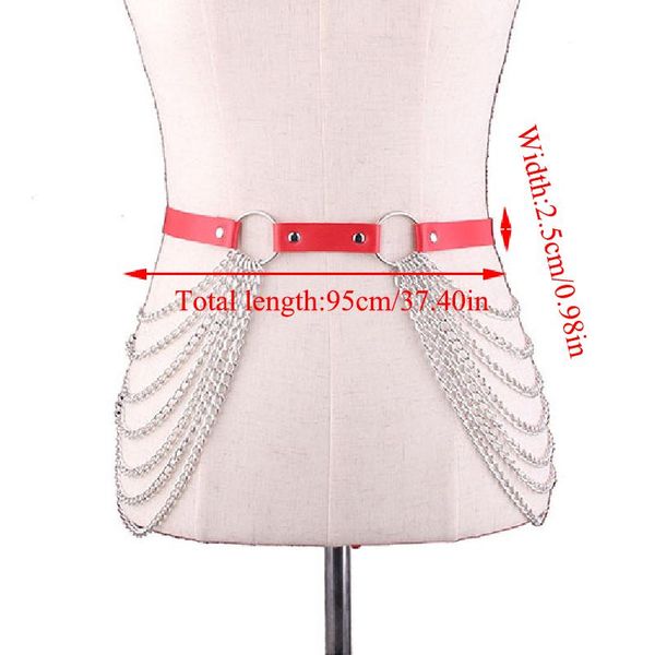 pu leather belt fashion punk belts for women multi-layer chain belt without buckle cinturon mujer decorative chain waist sqcman, Black;brown
pu leather belt fashion punk belts for women multi-layer chain belt without buckle cinturon mujer decorative chain waist sqcman, Black;brown