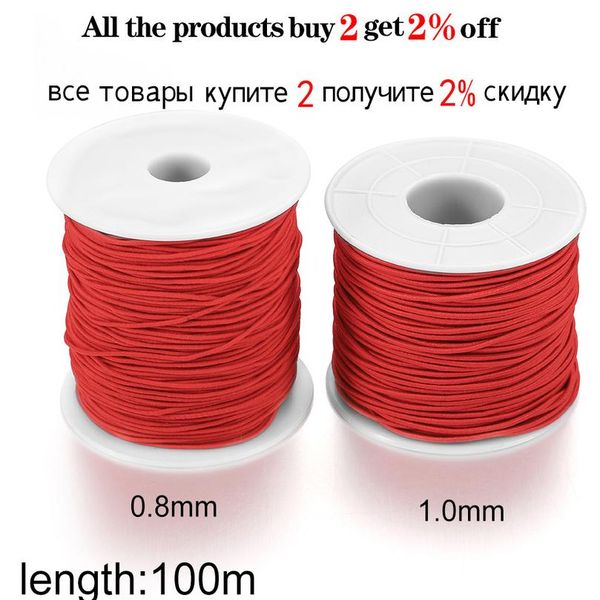 100m 0.8 1.0 mm elastic cord beading stretch thread cord string rope beads for diy jewelry making findings beading wmtzii, White;red
100m 0.8 1.0 mm elastic cord beading stretch thread cord string rope beads for diy jewelry making findings beading wmtzii, White;red