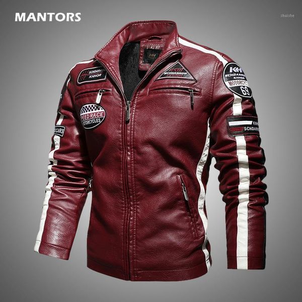 2020 new men's pu leather jacket autumn winter casual fleece leather jackets men outerwear fashion motor & biker coats clothing1, Black
2020 new men's pu leather jacket autumn winter casual fleece leather jackets men outerwear fashion motor & biker coats clothing1, Black