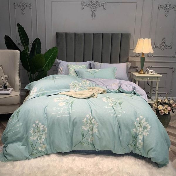 bedding sets papa&mima green flowers nordic brushed sanding cotton set printed thick linens fitted sheet pillowcase duvet cover
bedding sets papa&mima green flowers nordic brushed sanding cotton set printed thick linens fitted sheet pillowcase duvet cover