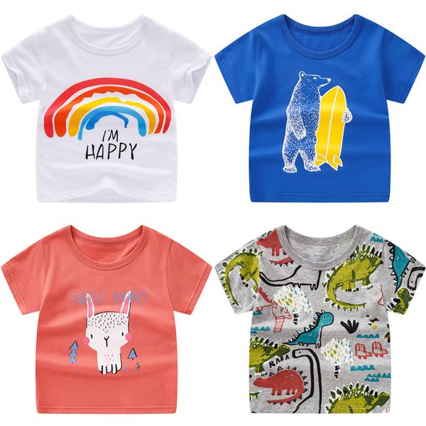 summer korean style childrens clothing short-sleeved cotton shirt cartoon boy girls bottoming shirt fashion t, Blue
summer korean style childrens clothing short-sleeved cotton shirt cartoon boy girls bottoming shirt fashion t, Blue