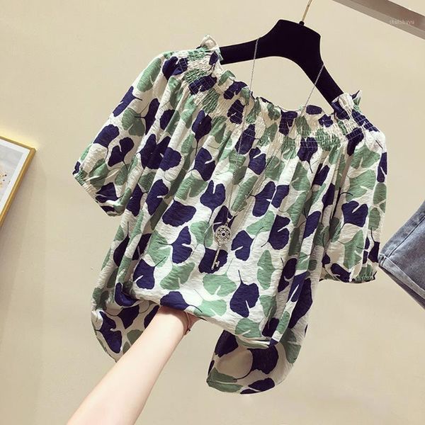 blouse women summer floral printing off shoulder sleeveless casual blouse ladies large size loose chiffon shirt #8.31, White
blouse women summer floral printing off shoulder sleeveless casual blouse ladies large size loose chiffon shirt #8.31, White