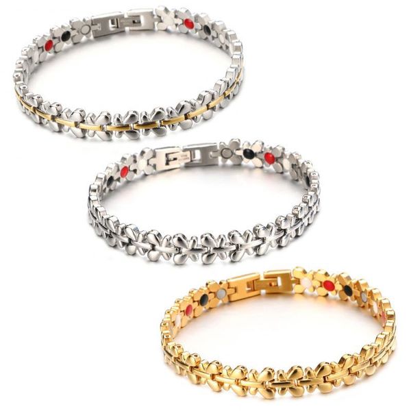 link, chain 2021 female charm bracelet germanium link health magnetic for women bracelets bangles wristband, Black
link, chain 2021 female charm bracelet germanium link health magnetic for women bracelets bangles wristband, Black
