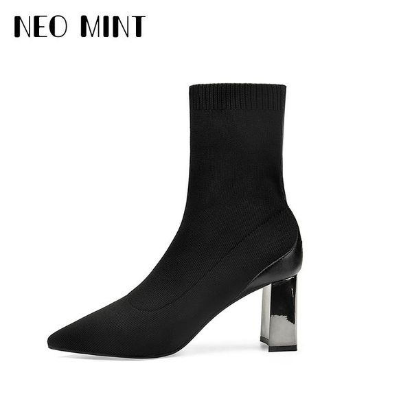 2021 fashion ankle elastic knit sock boots chunky black high heels stretch women autumn booties pointed toe women pumps
2021 fashion ankle elastic knit sock boots chunky black high heels stretch women autumn booties pointed toe women pumps