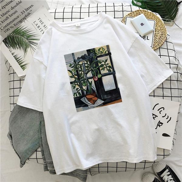 fashion ms. gustav klimt printed loose summer new women's ulzzang harajuku pattern art oil painting o-neck vintage t-shirt, White
fashion ms. gustav klimt printed loose summer new women's ulzzang harajuku pattern art oil painting o-neck vintage t-shirt, White