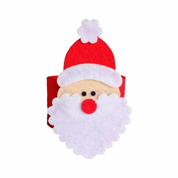 christmas stereo cute santa non-woven l home napkins buckle/christmas decorations table