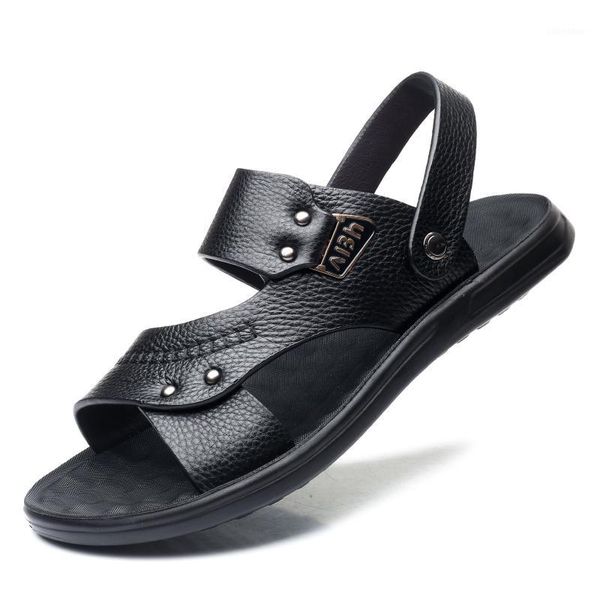 sandals men's 2020 new summer soft bottom sandals wild casual slippers middle-aged father beach shoes men1, Black
sandals men's 2020 new summer soft bottom sandals wild casual slippers middle-aged father beach shoes men1, Black
