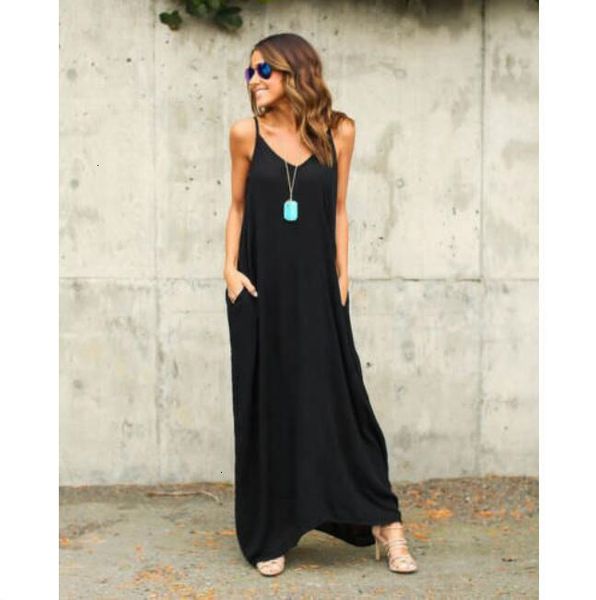fashion evening boho casual long maxi women's summer party cocktail beach dress sundress, Black;gray
fashion evening boho casual long maxi women's summer party cocktail beach dress sundress, Black;gray